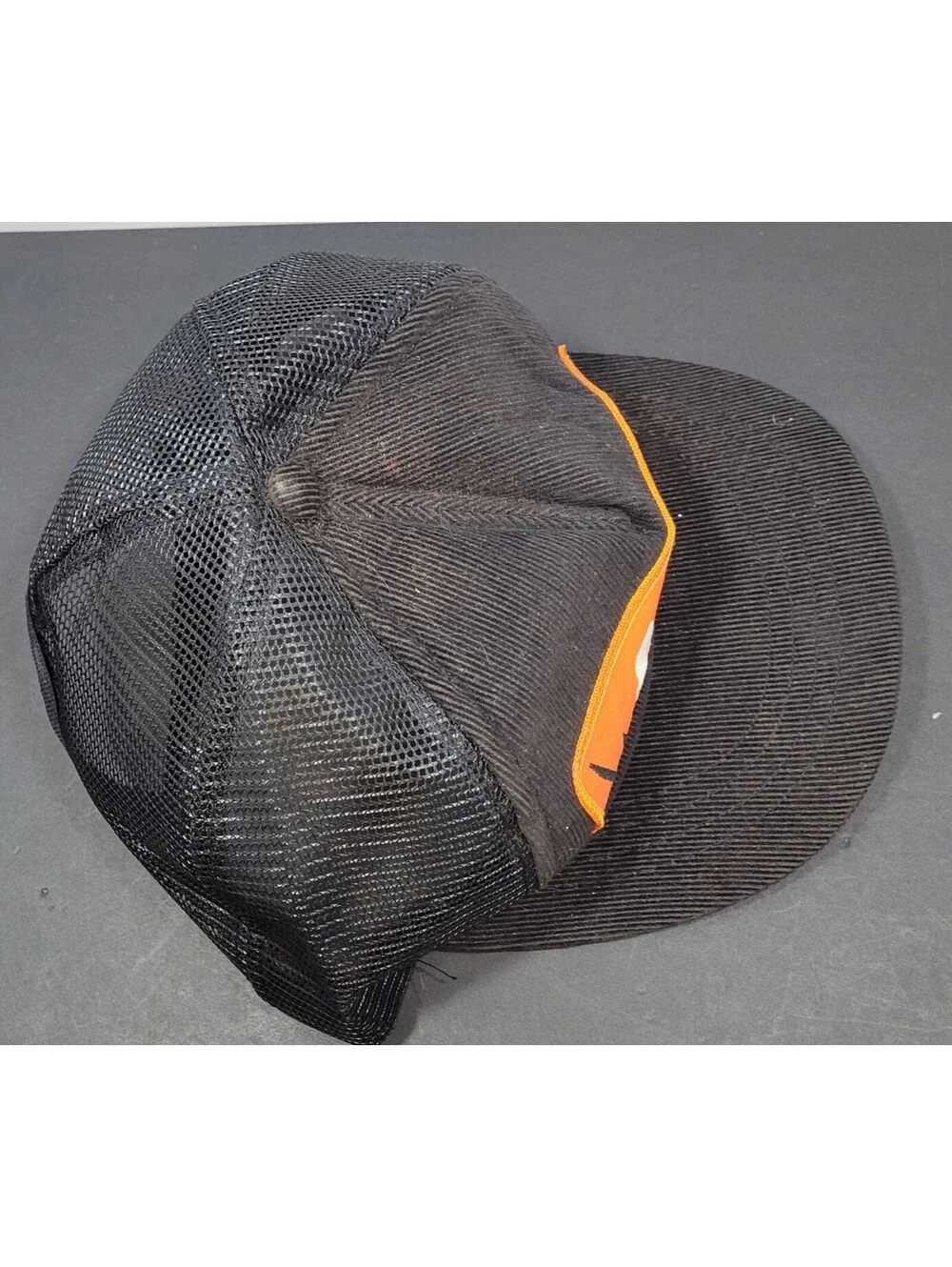Fluidampr Black Snapback Embroidered Adjustable Cap Hat Mesh Back Made in U.S.A